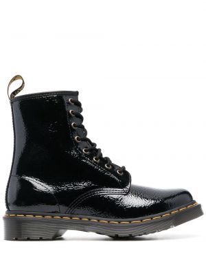 Stövlar med snörning Dr. Martens svart