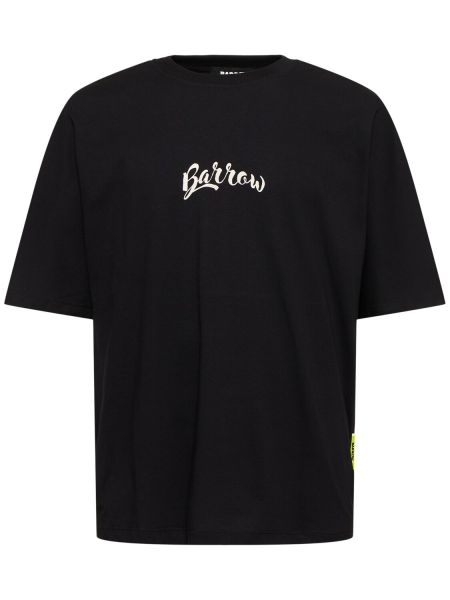 Camiseta de algodón con estampado Barrow negro