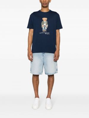 Woll t-shirt aus baumwoll aus baumwoll Polo Ralph Lauren blau