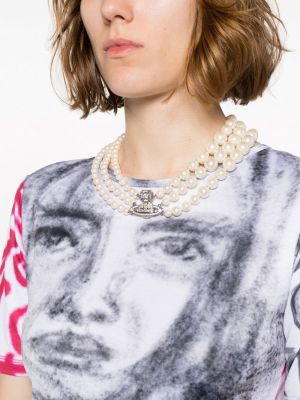 Náhrdelník s perlami Vivienne Westwood