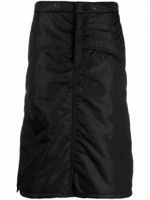 Falda de cintura alta con cremallera Ambush negro