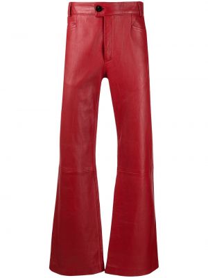 Bavlnené rovné nohavice Ernest W. Baker červená
