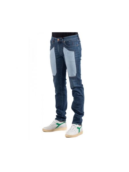 Skinny jeans mit reißverschluss Jeckerson blau