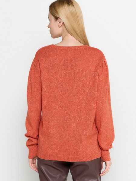 Sweter Damart pomarańczowy