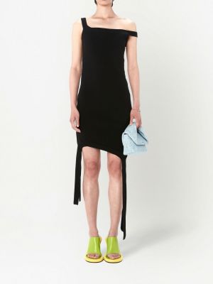 Sukienka mini asymetryczna Jw Anderson czarna