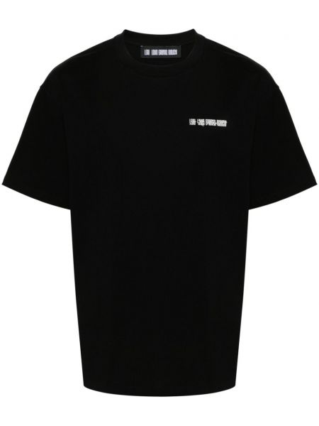 Βαμβακερή μπλούζα με σχέδιο Lgn Louis Gabriel Nouchi μαύρο