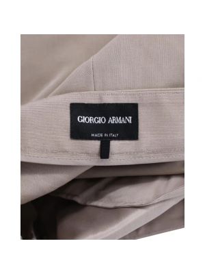 Falda de algodón Armani Pre-owned beige