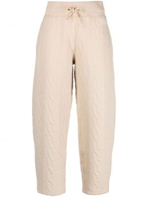 Pantalon à imprimé matelassé en jersey Polo Ralph Lauren beige
