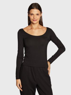 Блуза slim Calvin Klein Underwear черно