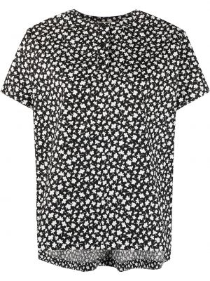 Camiseta de flores Marni negro
