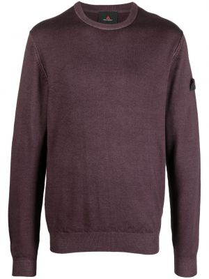 Вълнен пуловер Peuterey виолетово