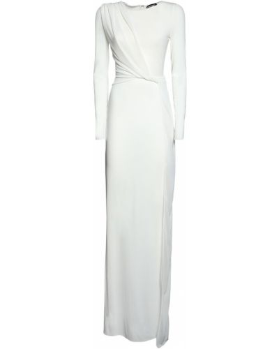 Макси рокля от джърси Tom Ford бяло
