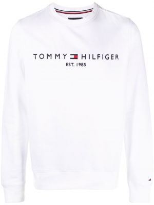 Hímzett melegítő felső Tommy Hilfiger fehér