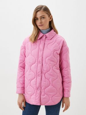 Утепленная демисезонная куртка Conso Wear розовая