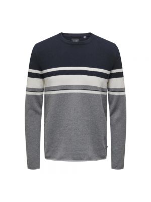 Pullover Only & Sons blau
