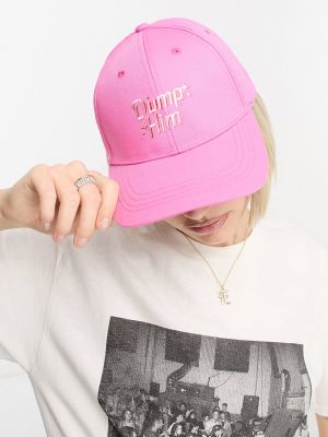 Розовая кепка с надписями Skinnydip