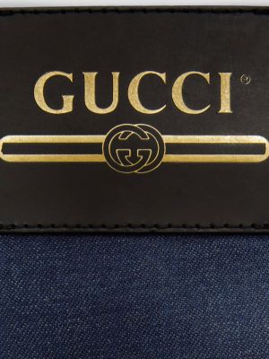 Sirged teksapüksid Gucci