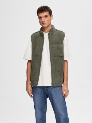 Gilet Selected Homme grigio