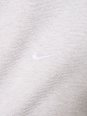 Dzianinowa bluza z kapturem Nike brązowa