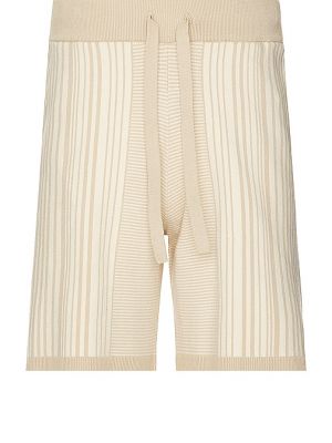 Pantalones cortos de punto Wao beige