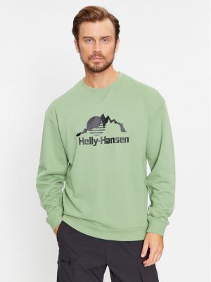 Пуловер Helly Hansen зелено