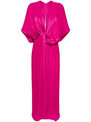 Μάξι φόρεμα Costarellos ροζ