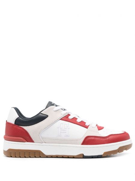 Læder sneakers Tommy Hilfiger hvid