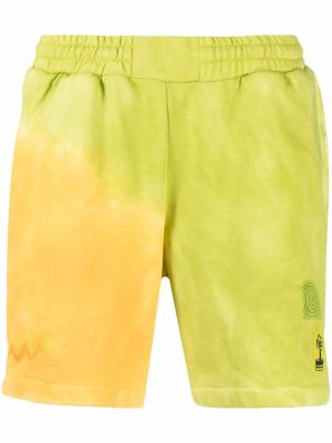 Shorts de sport à imprimé Mcq vert