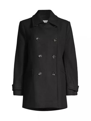 Шерстяная куртка Reiss черная