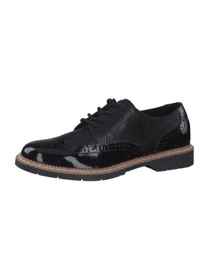 Ниски обувки с връзки S.oliver черно