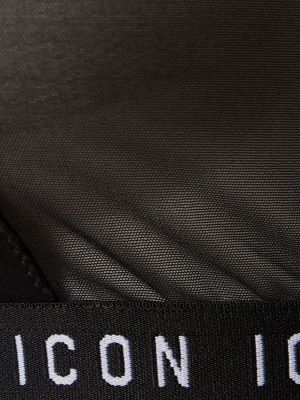 Soutien-gorge sport en jersey en mesh Dsquared2 noir