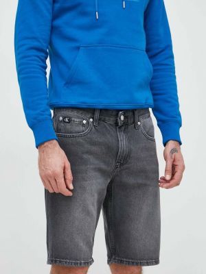 Calvin Klein Jeans szorty jeansowe męskie kolor szary