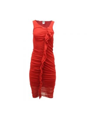 Nylonowa sukienka Jean Paul Gaultier Pre-owned czerwona