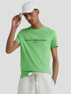 Тениска Tommy Hilfiger зелено
