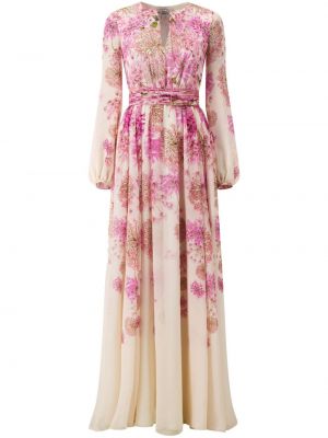 Hedvábné večerní šaty Giambattista Valli růžové