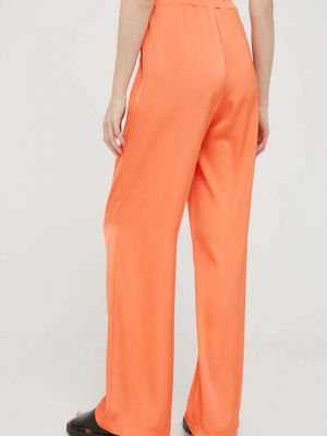 Kalhoty s vysokým pasem Artigli oranžové