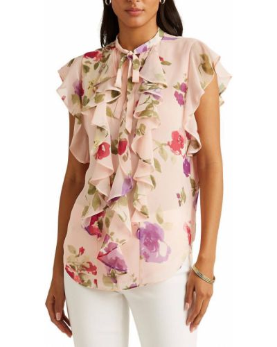 Блузка Lauren Ralph Lauren, розовая