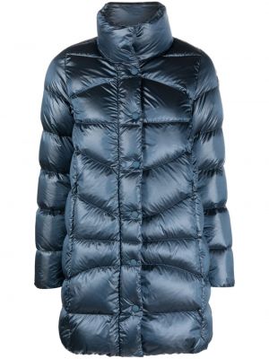 Péřový kabát s kapucí Colmar modrý