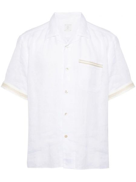 Pruhovaná košile Eleventy bílá