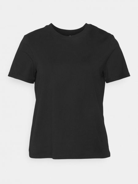 Koszulka Pieces (petite) czarna