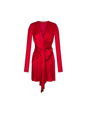 Sukienka mini Alberta Ferretti czerwona