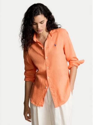 Košile relaxed fit Polo Ralph Lauren oranžová