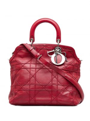 Shopper kabelka Christian Dior červená