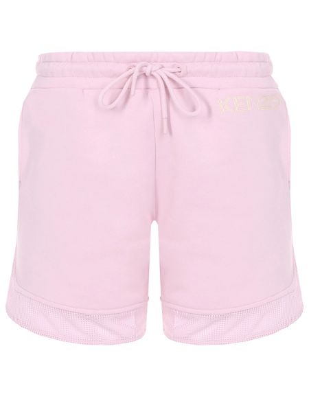 Розовые хлопковые шорты Kenzo