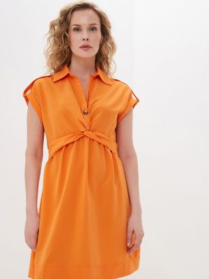Платье Trendyol оранжевое