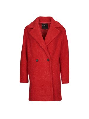Kabát Desigual červený