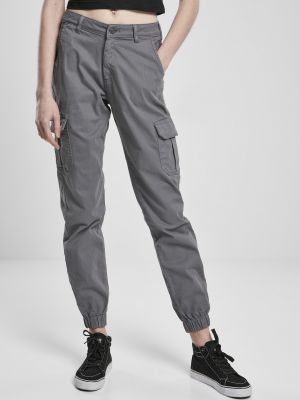 Pantaloni cu buzunare Urban Classics gri