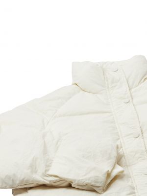 Vlnená prechodná bunda Mymo biela
