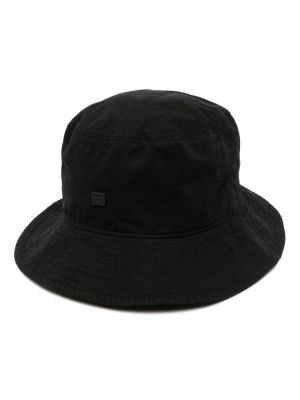 Памучна шапка Acne Studios черно