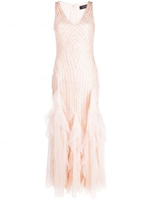 Вечерна рокля Lauren Ralph Lauren розово